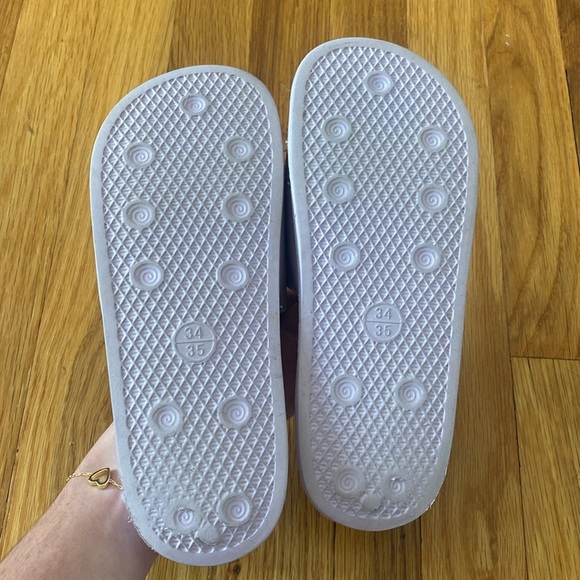 Zara Smiley World Girls Purple Sandals Size 34/35 size 2.5/3 - Picture 6 of 6